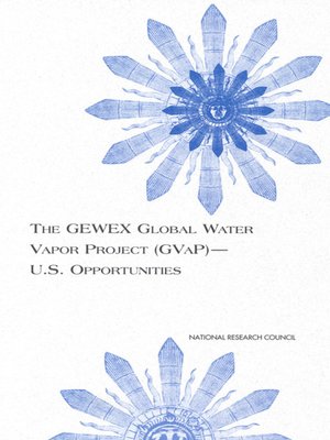 cover image of The GEWEX Global Water Vapor Project (GVaP)—U.S. Opportunities